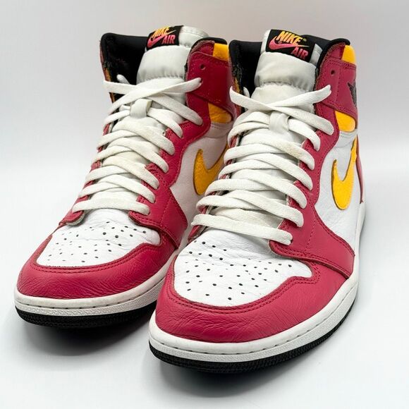 Jordan 1 Retro High OG Sneakers in Light Fusion Red - Men’s US 11 / 555088-603 - Picture 1 of 14